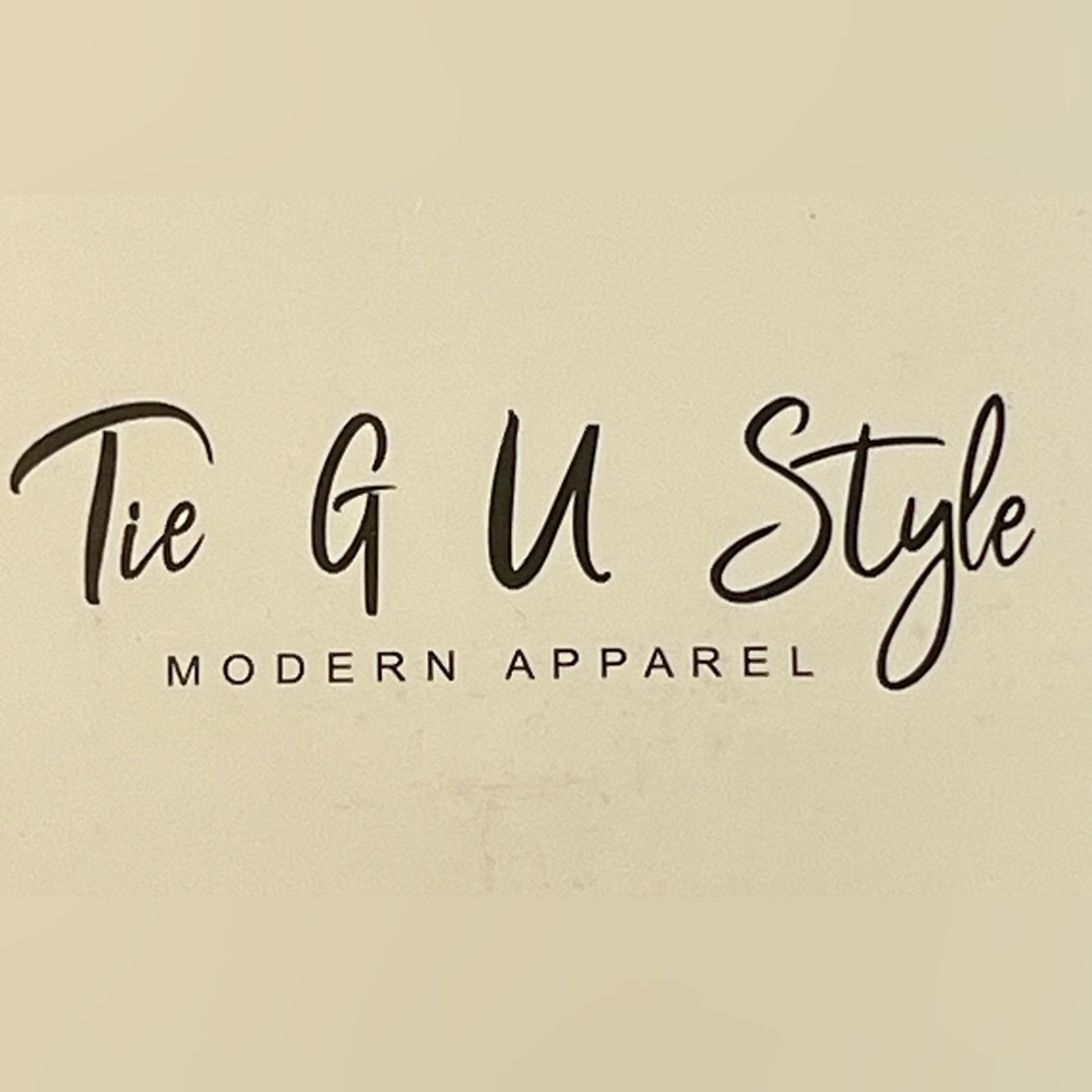 TIE G U Style Sage Green Satin Tie & Pocket Square Set – New in Gift Box - Picture 4 of 6